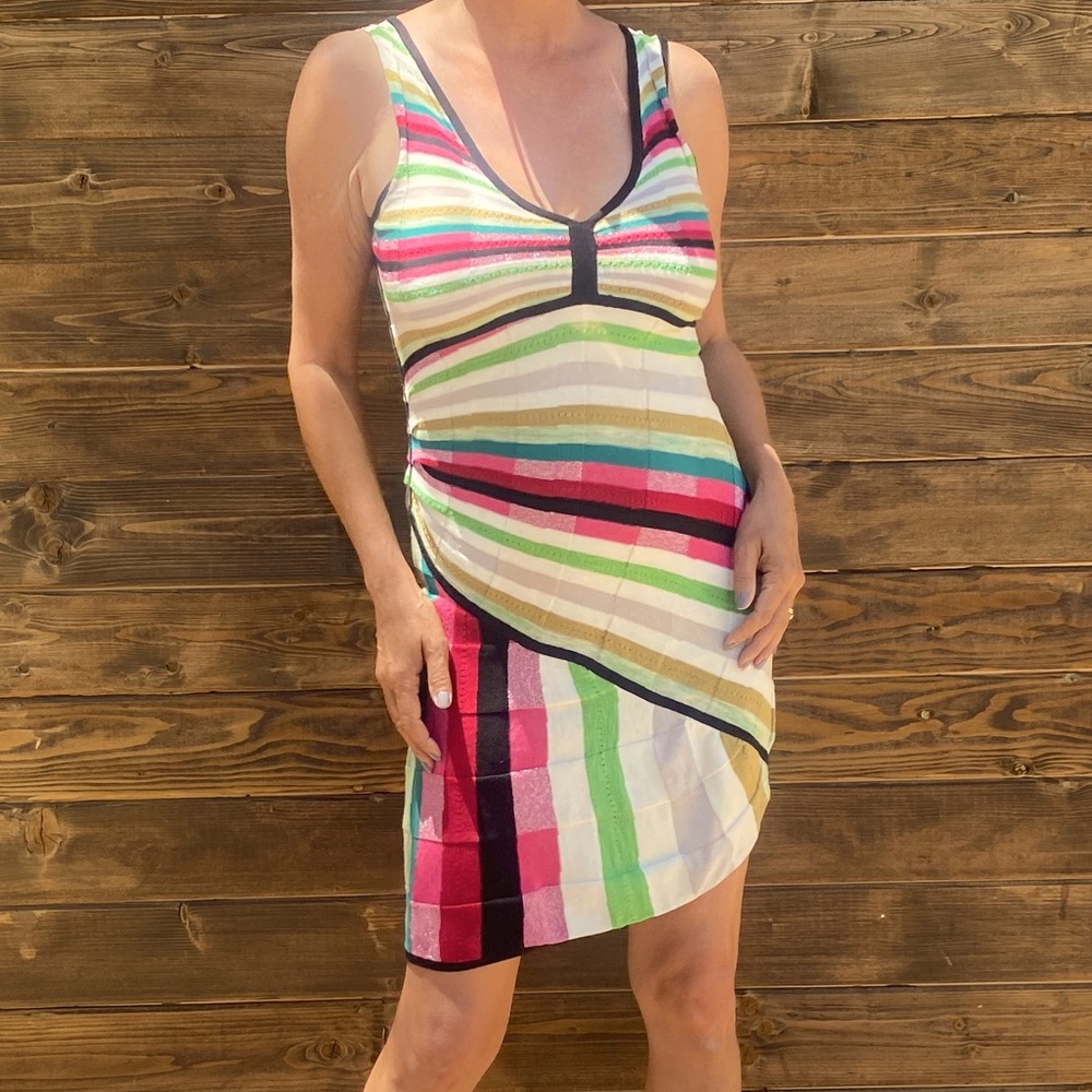 Asymmetrical Desigual Multicolor Dress